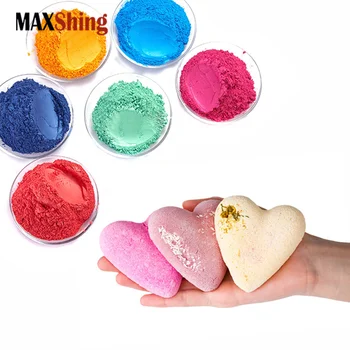 Skin safe shimmer DIY soap pigments mica powder color natural soap dye