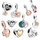 Charm Charms 2021 New Available Mother's Day MOM Dangle Charm 925 Silver Pandora Bracelet Charms
