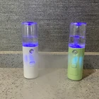 Light Nano With Colorful Light Electric Nano Mist Facial Sprayer Pocket Handy Facial Steamer Nano