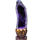 Gemstones Cluster Geode Decor Hot Sale Natural Gemstones Large Amethyst Geode Cluster For Decoration