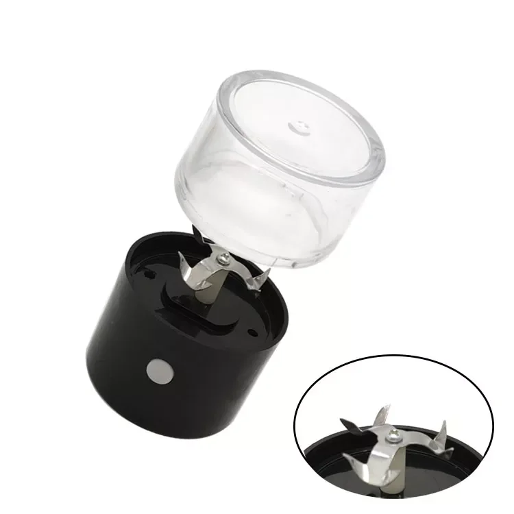 Wholesale Smoking Accessories Mini Portable Plastic Herb Grinder USB Rechargeable Electric Tobacco Grinder