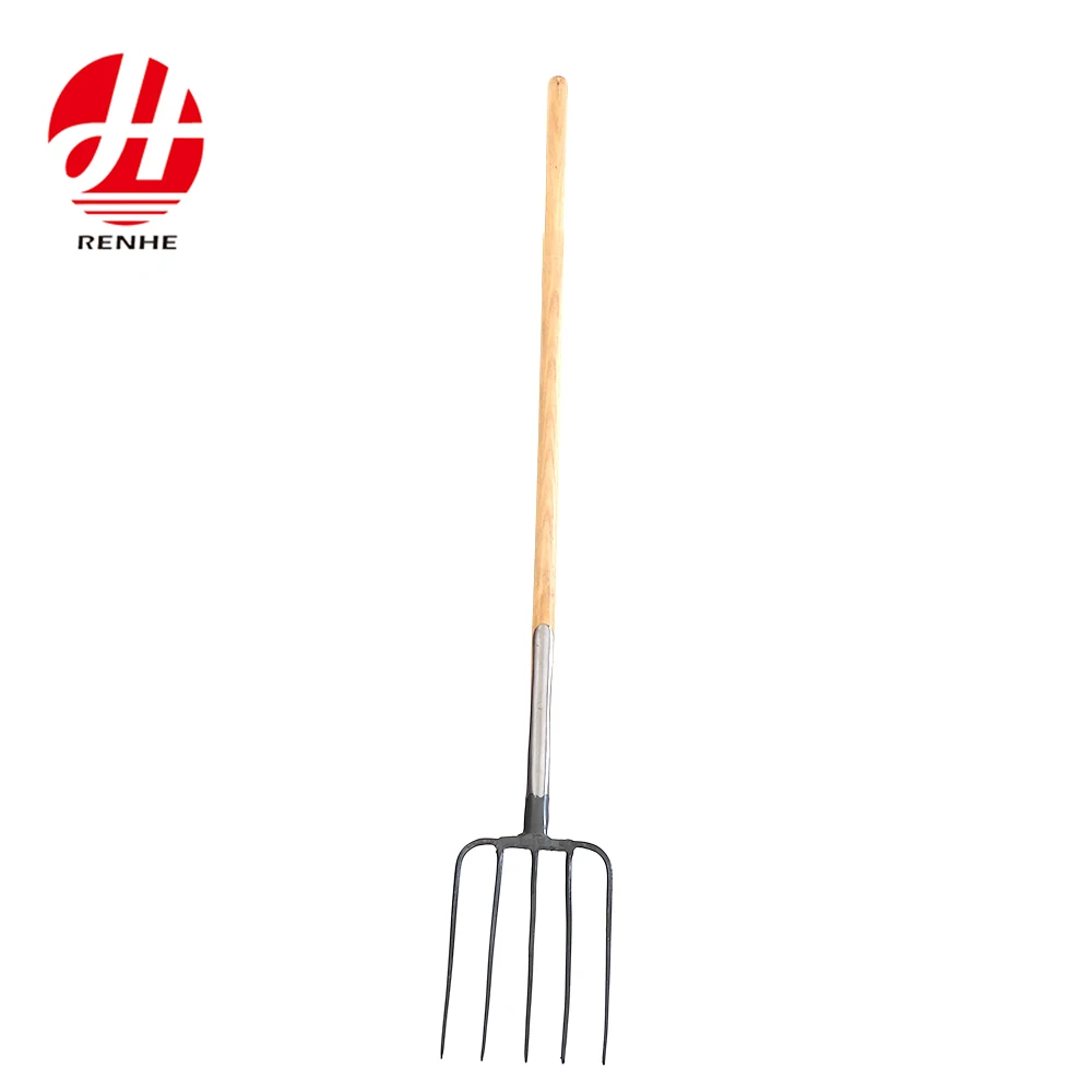 product uk hot sales high quality multifunctional steel 5t fork digging fork with long wood handle-2