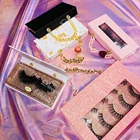 Eyelash 5d Mink Eyelashes Custom Logo Purse Lashes Case Lashbox Packaging 5d 25mm Mink Eyelash White Glitter Lashbox