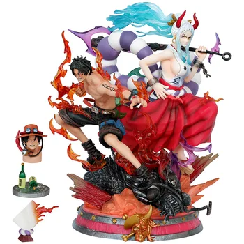 Hot sale Collection gifts 29cm one pieced Portgas D Ace Yamato Figurines GK Kaido United Status PVC desk decor action figure toy