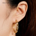 Hoops Plated Hoop Earring Earings Thin Large Hoops Plated Gold Trendy Huggies Hollow Out Stainless Steel Vintage Earrings
