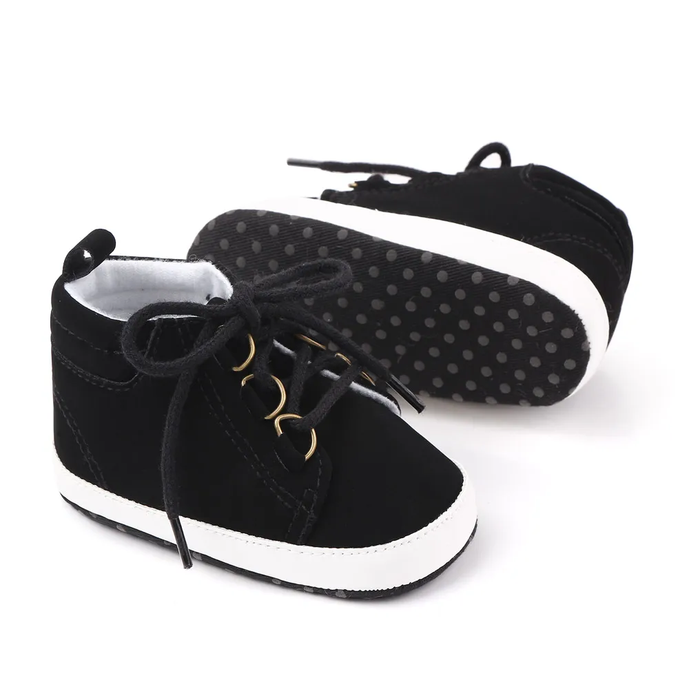 Unisex High Quality 2024 Spring Autumn Style Casual Shoes Anti-Slip Soled Toddler Walking Shoe Boys 6-12-15 Months Plaid Style manufacture