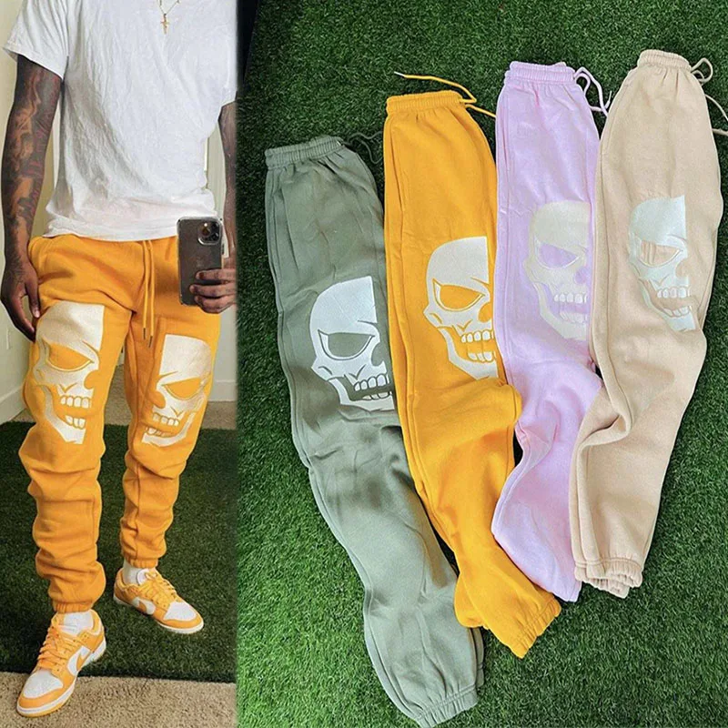 printed track pants men