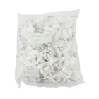 Wire Clip Wire Clip High Quality Custom Sizes Fixable Wire Flat Circle Plastic Wall Nail Cable Clip