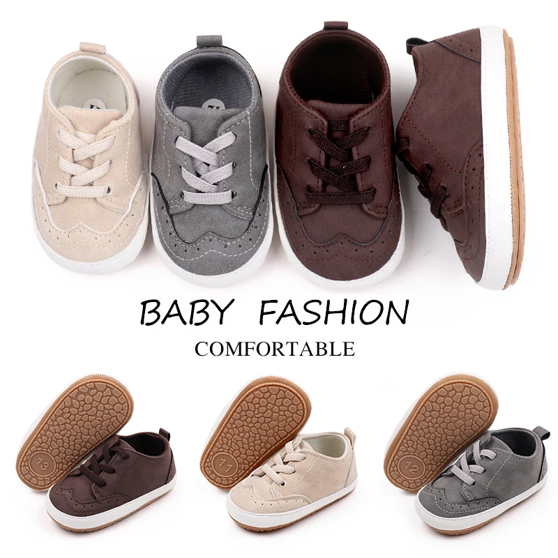 Ifants Elastic Solid Color Casual TPR Soft Rubber Soled Non-slip Baby Walking Toddler Shoes manufacture