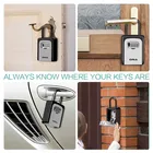 Aluminium Alloy Key Safe Box Weatherproof 4 Digit Combination