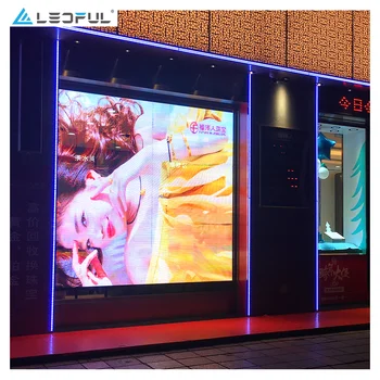 2021 Transparent Micro LED Display for Video Advertising