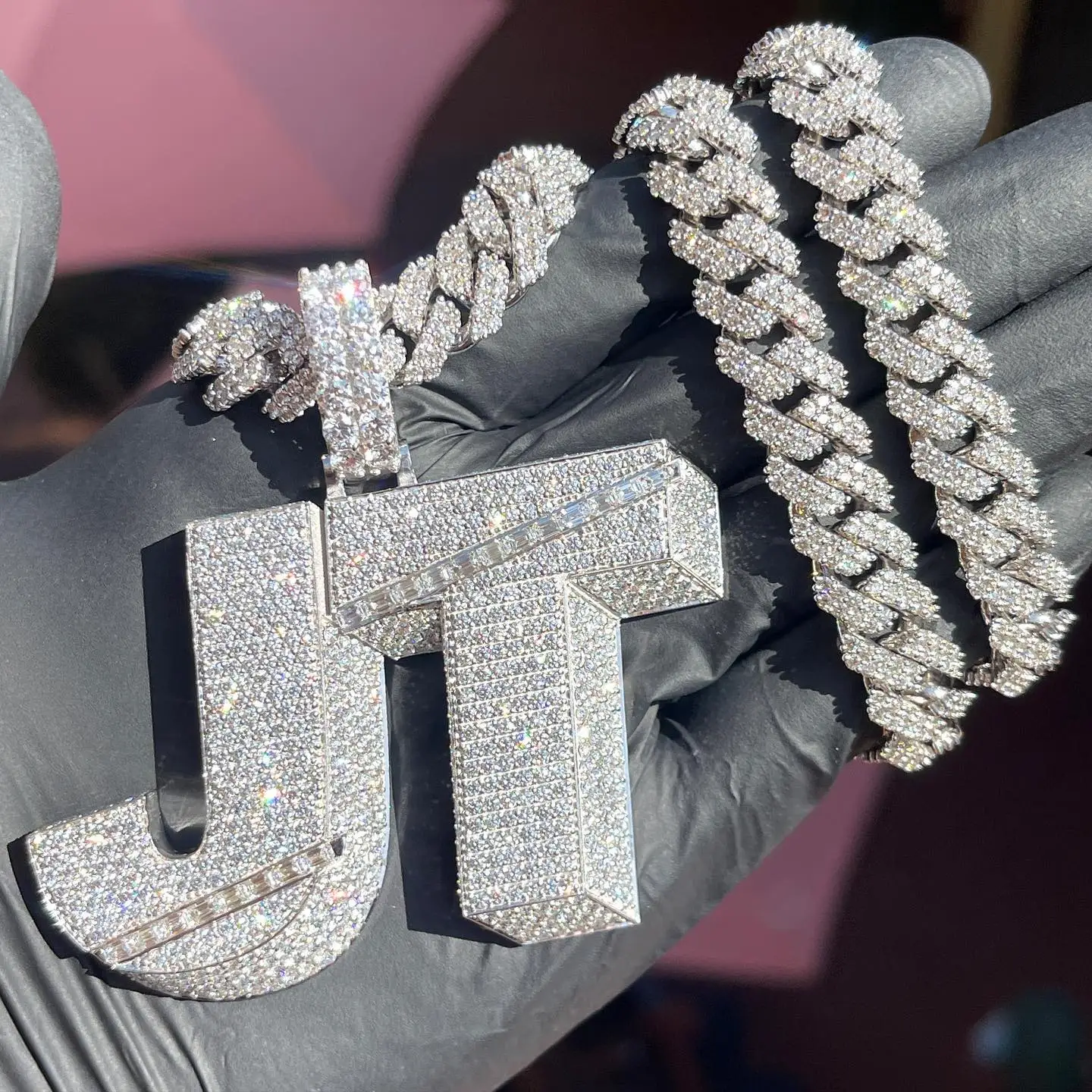 Hot Sale Hip Hop Jewelry Full Iced Out 