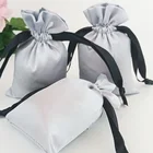 Bags Silk Satin Gift Bag Promotional Factory Price Custom Small Satin Drawstring Bags Gift Silk Pouch