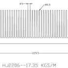 Inverter/Converter Heatsink 229.5 W *66 H *300 L Mm