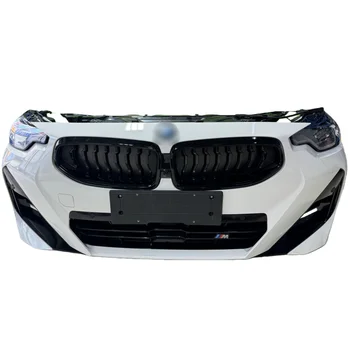 For BMW 2-Series M-Sport G42 228I 230XI M235XI M240XI 22-on Front Bumper Complete Set Front Body Kit Grilles Trims Radiators Fan