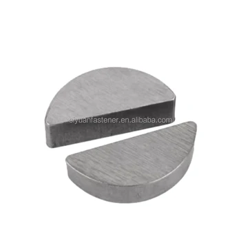 Custom High Quality Stainless Steel Metric Woodruff Keys Steel Zinc Plated Nickel Woodruff Key DIN 6888
