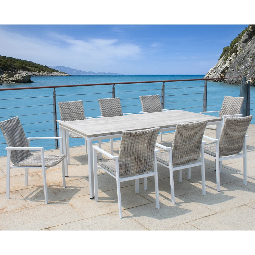 ceramic patio table and chairs