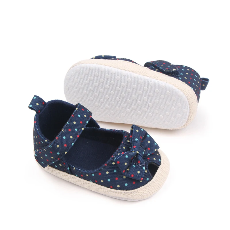 Baby Shoes Summer 0-1 Year Old Baby Soft Soled Sandals Walking Shoes Fish Mouth Girl Baby Shoes factory