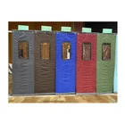 Curtain Factory Direct High Quality Cold Winter Cotton Soft Curtain With Pvc Transparent Window