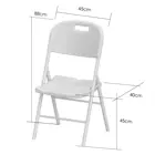 Folding Party Cheap Portable Ultralight Training Folding Leisure Black Wedding Party Foldable Outdoor Chair