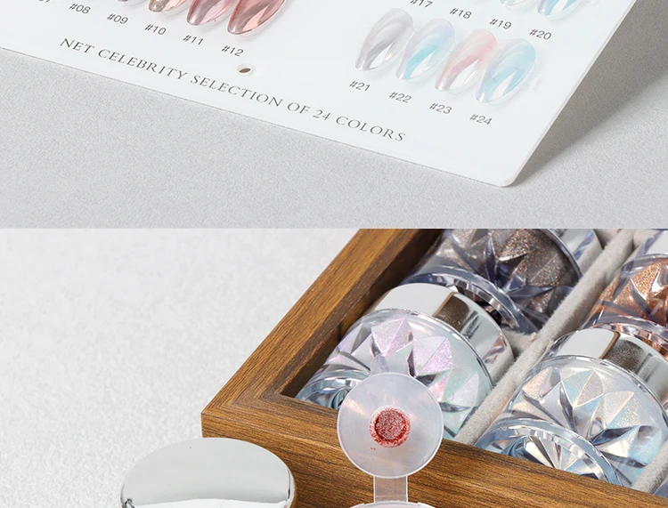 product vinimay 4 styles nail magic mirror powder aurora shiny effect easy to blend for gel polish acrylic nail art decoration-13