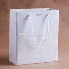 Recyclable Shopping Bag Designer Shopping Bags White Recyclable Luxury Paper Shopping Bag For Store