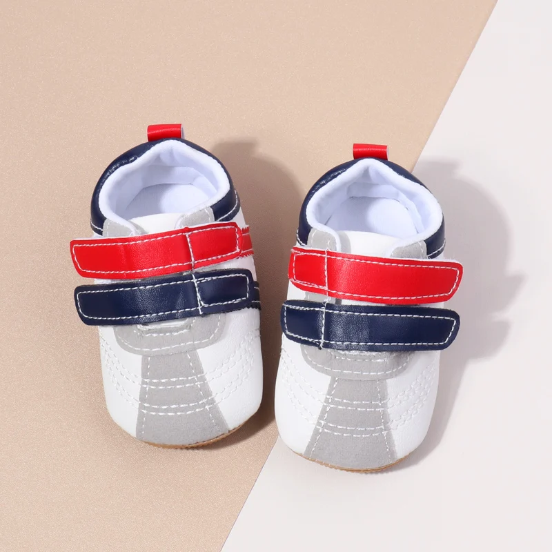 Wholesale Hook&loop Unisex Toddler Baby Sneakers Casual Boys Girls Baby Shoes Spring Autumn BXC4156 manufacture