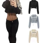 Designer Hoodies OEM Logo Latest Custom Women's Hoodies Pullover Hoodies Women Long Sleeve Men's Hoodies Crop Top