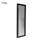 Glass Jalousie Window New Design Factory Prices Powder Coated Glass Jalousie Aluminium Louver Window
