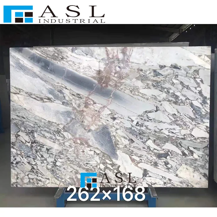 Factory direct selling cheap elephant white marble tile blue galaxy table board polished marble flooring tile