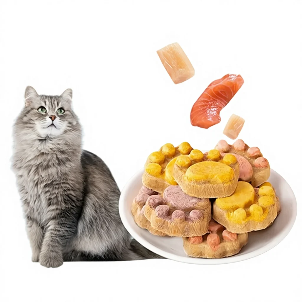 product pet freeze dried cat treats raw bone meat high protein grain free chicken flavor fruit vegetable molar staple-2