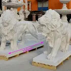 Lion Statues Statues Marble Lion Statues Marble Carved Stone Animal Marble Lion For Sale