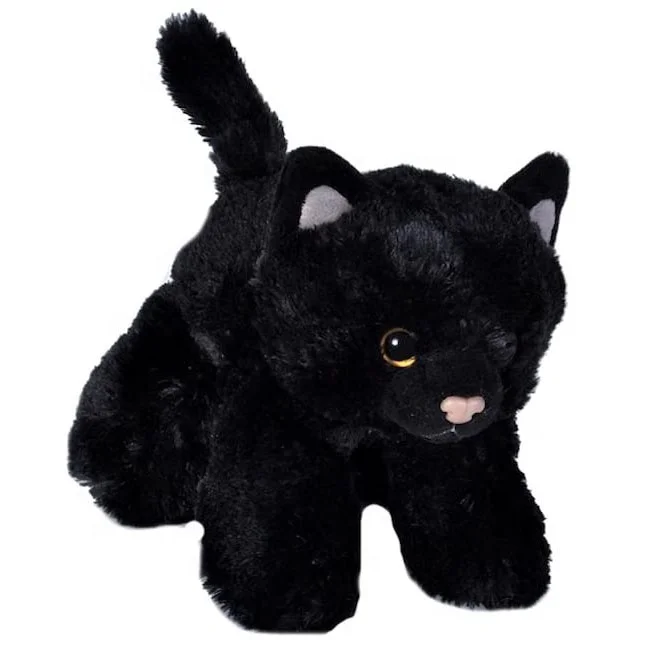 Black Cat Plush Stuffed Animal Plush 