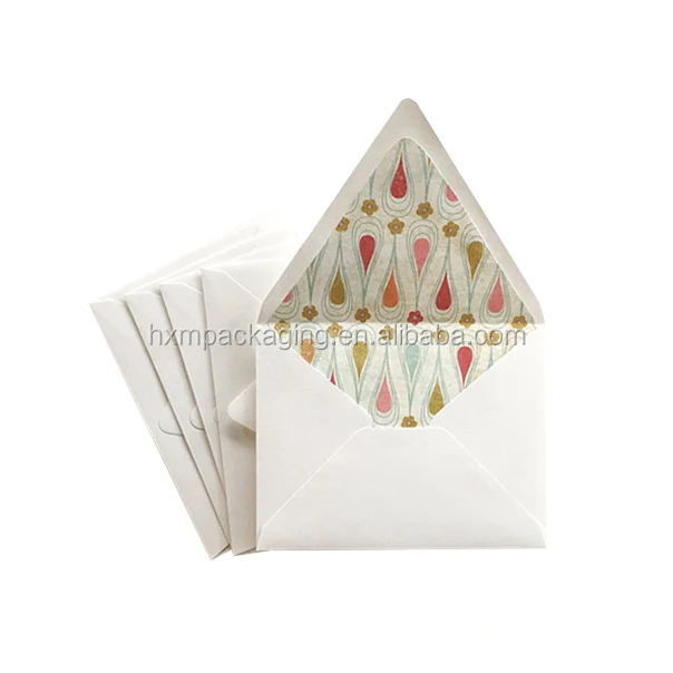 Customize Brand Name Pocket Envelope Gift Envelope With Card Logo Sleeve Foil Finish Paper Wallet Envelopes factory