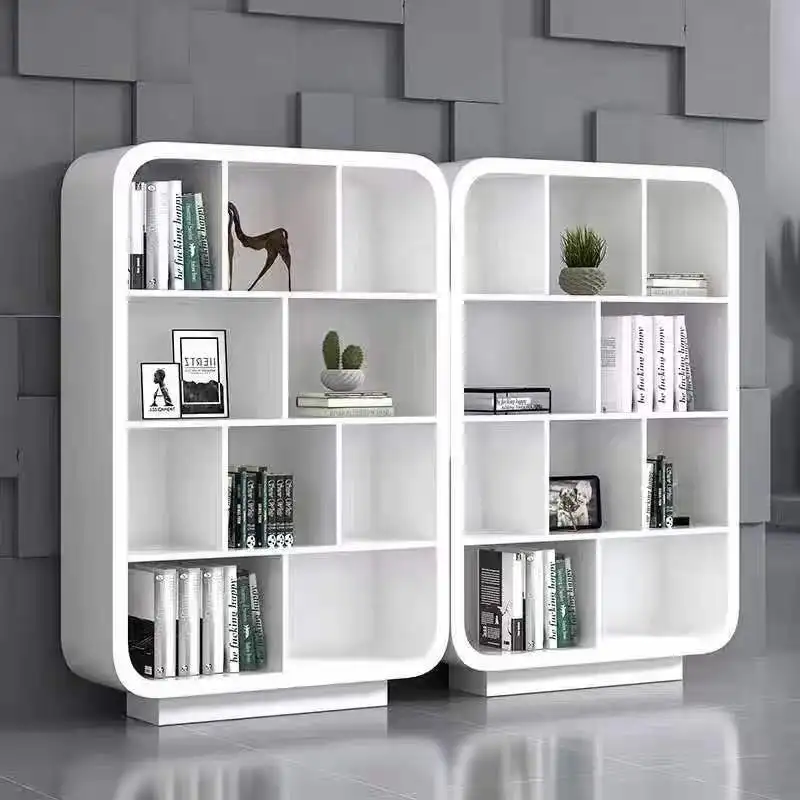 New arrival high gloss  office furniture storage file cabinet bookshelf wood wooden