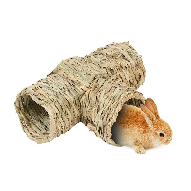 rabbit straw house