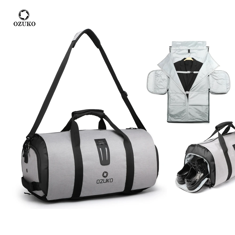 Sports Bag Foldable Travel Gym Luggage Duffel Backpack Large Capacity Waterproof 