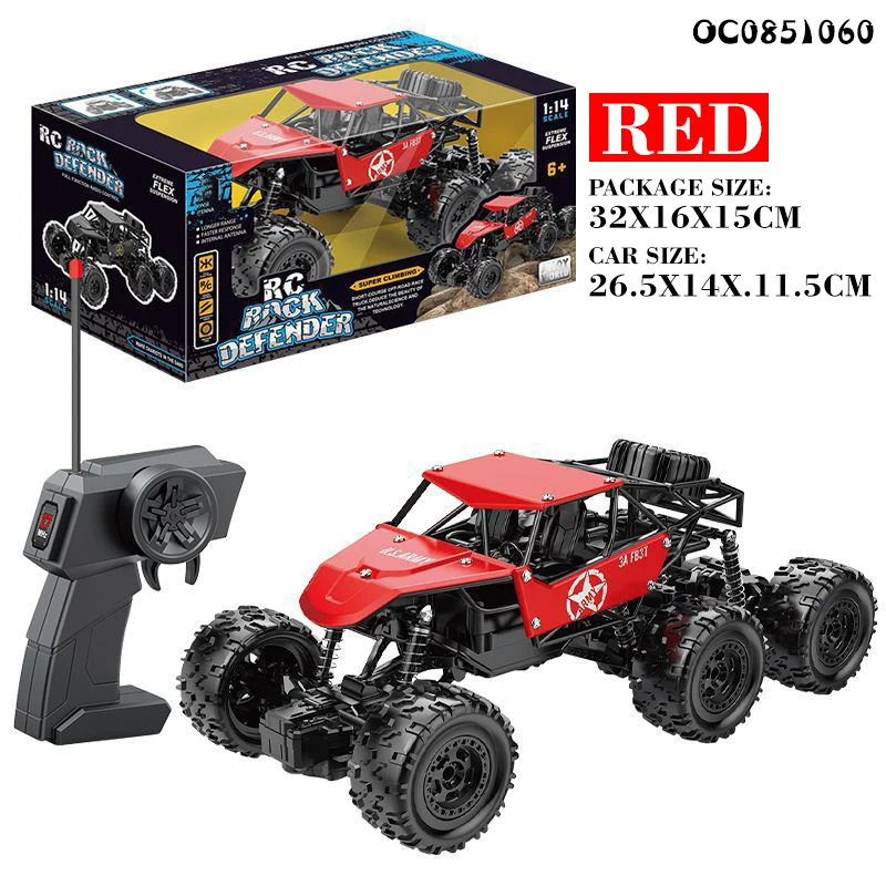 Rc car off road 4wd high speed remote control diecast toys metal cars  1 : 14 for 6 year olds