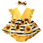 Baby Clothes Floral Romper 2 Piece Baby Set Summer Baby Romper Baby Fashions Clothes Girl