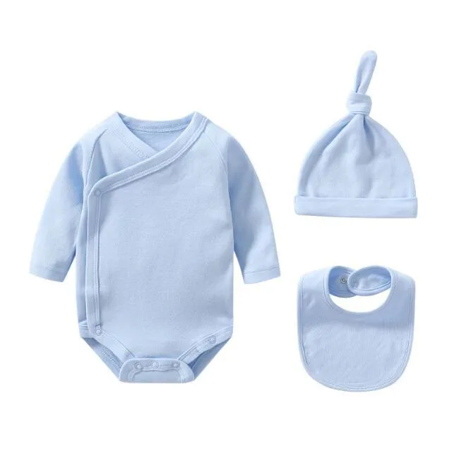 manufacturer Newborn Baby Onesie Gift Clothes Pajamas Sets Baby Long Sleeve Cotton Gift Box Baby Bodysuits