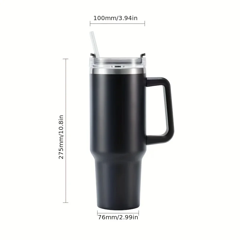 Custom Original Manufacturer Stainless Steel Thermos Cup 40 oz Insulated Flask Tumbler with Handle and Straw