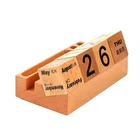 Wooden Calendar Wooden Calendar Wooden Handicraft Desktop Office Use Christmas Calendar Wooden Desk Calendar