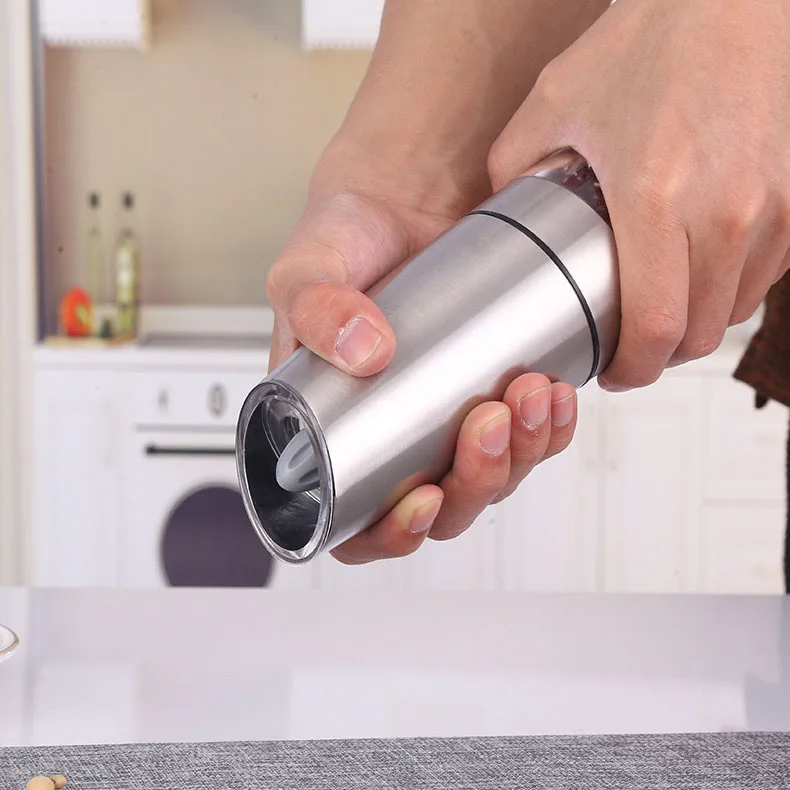 Kitchen accessories Electric Gravity Induction Pepper Salt Spice Grinder Gravity Kitchen Pepper grinder
