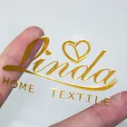 Sticker Customized Sticker Roll Logo Label High Quality Transparent Printing Gold Foil Self Adhesive