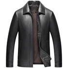 Leather Jacket For Men Beverry 11BA03 100% First Layer Sheepskin Genuine Leather Jacket For Men