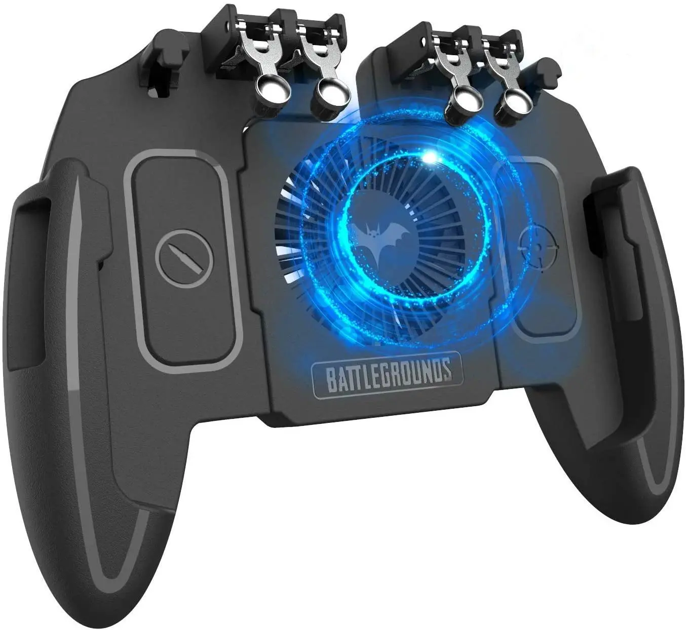 Verwaand Pakistaans Heel boos 6 Finger Operation] L1r1 L2r2 Gaming Grip Gamepad Mobile Controller Trigger  For 4.7-6.5" Ios Android Phone - Buy Mobile Game Controller With Cooling  Fan 4 Trigger For Pubg/call Of Duty/fotnite,Pubg Mobile Joystick