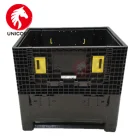 Collapsible Plastic Pallet Plastic Pallet Box Industry HDPE Large Stackable Foldable Collapsible Plastic Pallet Box