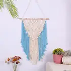 Macrame Nordic Decoration Macrame Tapestry Geometric Chic Handicrafts Tassel Woven Wall Hanging