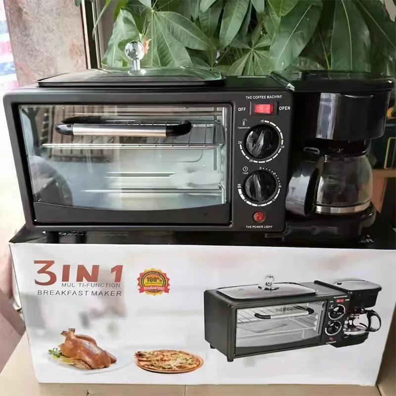 2023 Hot Sales Multi Function Breakfast Station Microwave 3 In 1