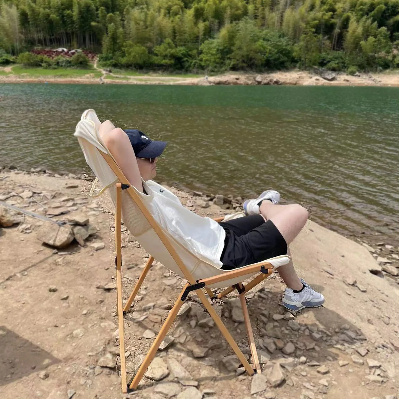 extra large folding beach chair